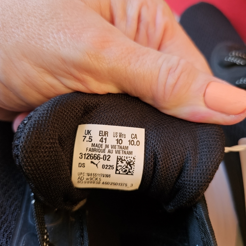 Puma Women's Softride Sophia EVO Black with Mint Athletic Sneakers, Size 10, NWT - Picture 7 of 9